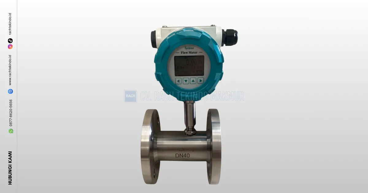 Turbine Flow Meter: Pengertian, Prinsip Kerja, Fungsi, dan Aplikasi Flow Meter Industri