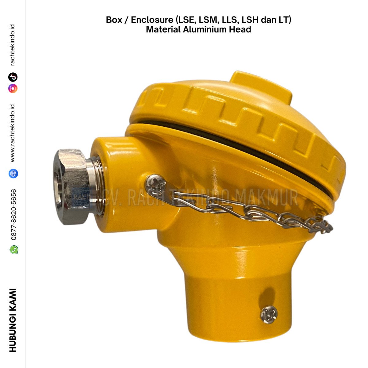 Box / Enclosure (LSE, LSM, LLS, LSH dan LT) : Material Aluminium Head