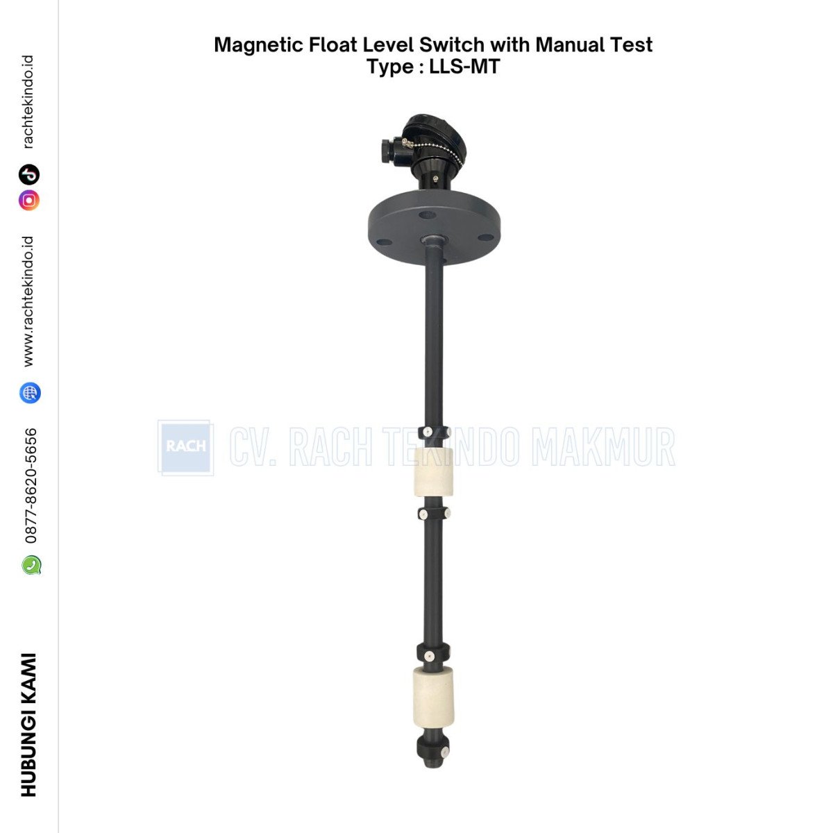 Magnetic Float Level Switch with Manual Test Type : LLS-MT