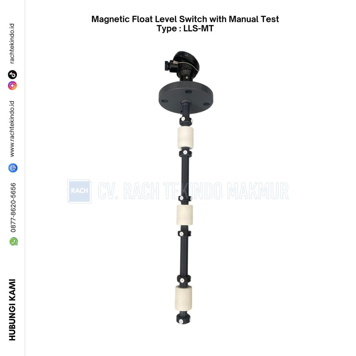 Magnetic Float Level Switch with Manual Test Type : LLS-MT
